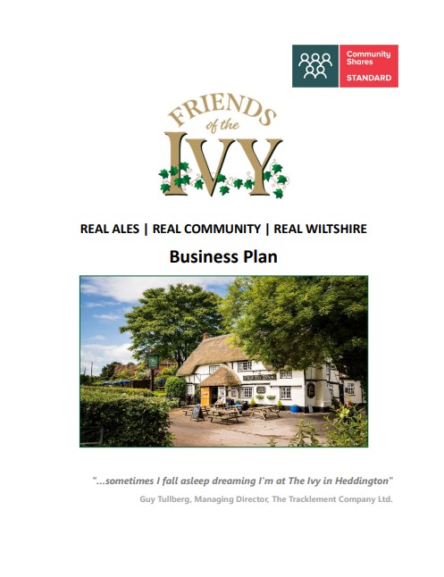 Friends of The Ivy business plan