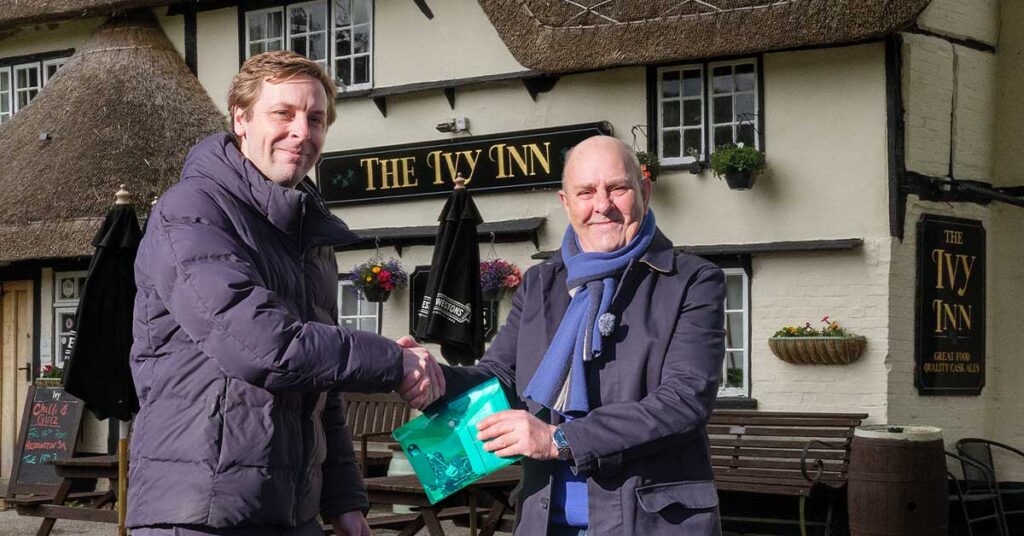 Handover of keys to The Ivy in February 2026