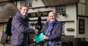 Handover of keys to The Ivy in February 2026